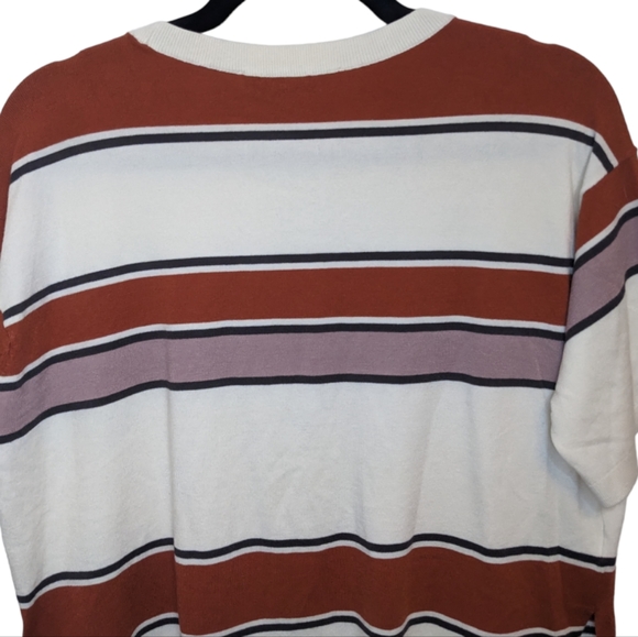 NWT LOFT Women's Striped Knit Top 🌈 - Picture 7 of 12